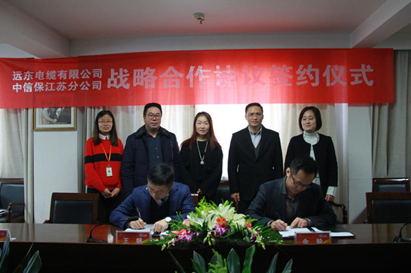 远东电缆与中信保(江苏)签约,开启战略合作模式